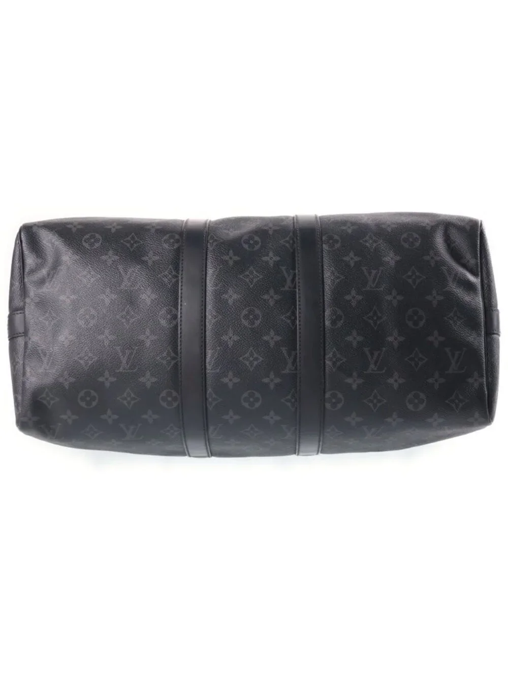 Louis Vuitton 45 Hand Boston Bag Leather Black